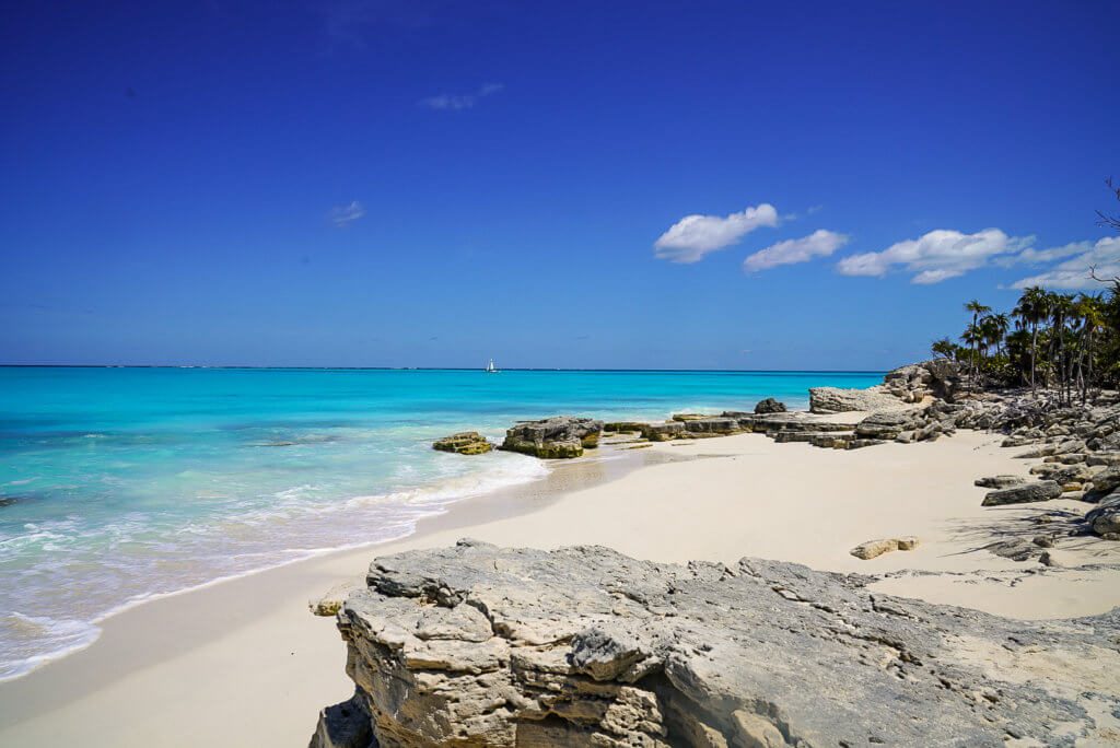 island beach in the caribbean