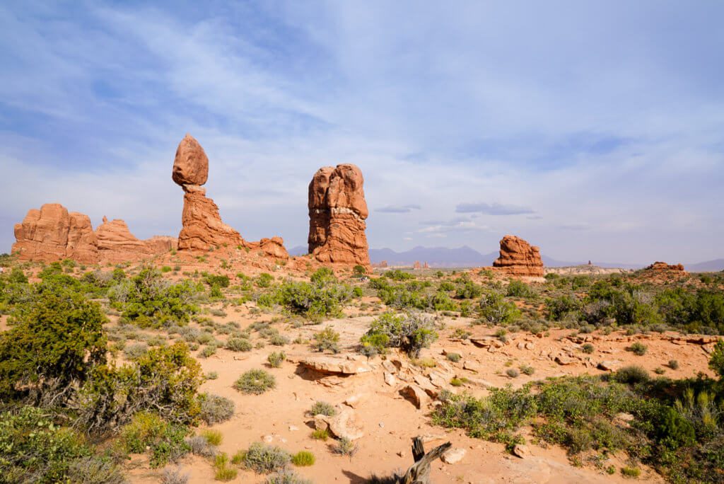 Balanced Rock in Arches National Park Utah