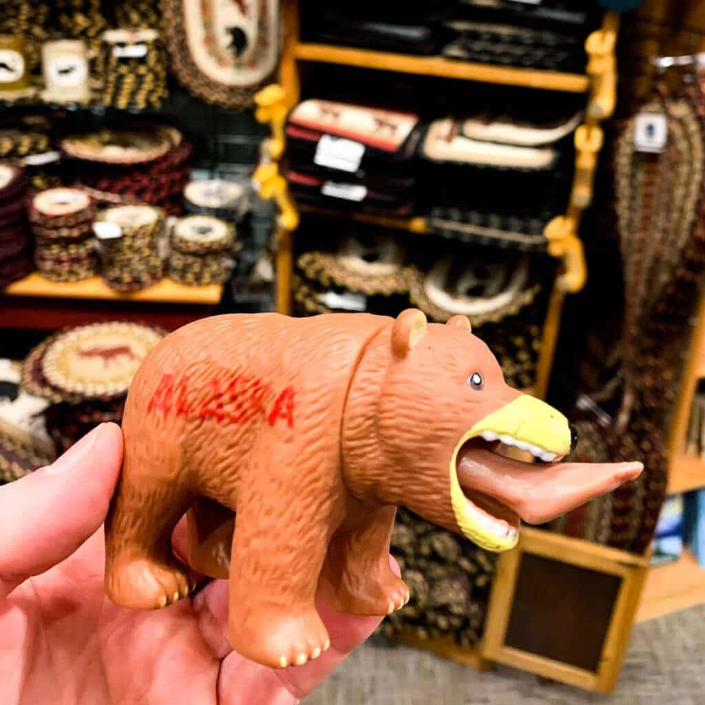 Alaska brown bear souvenir