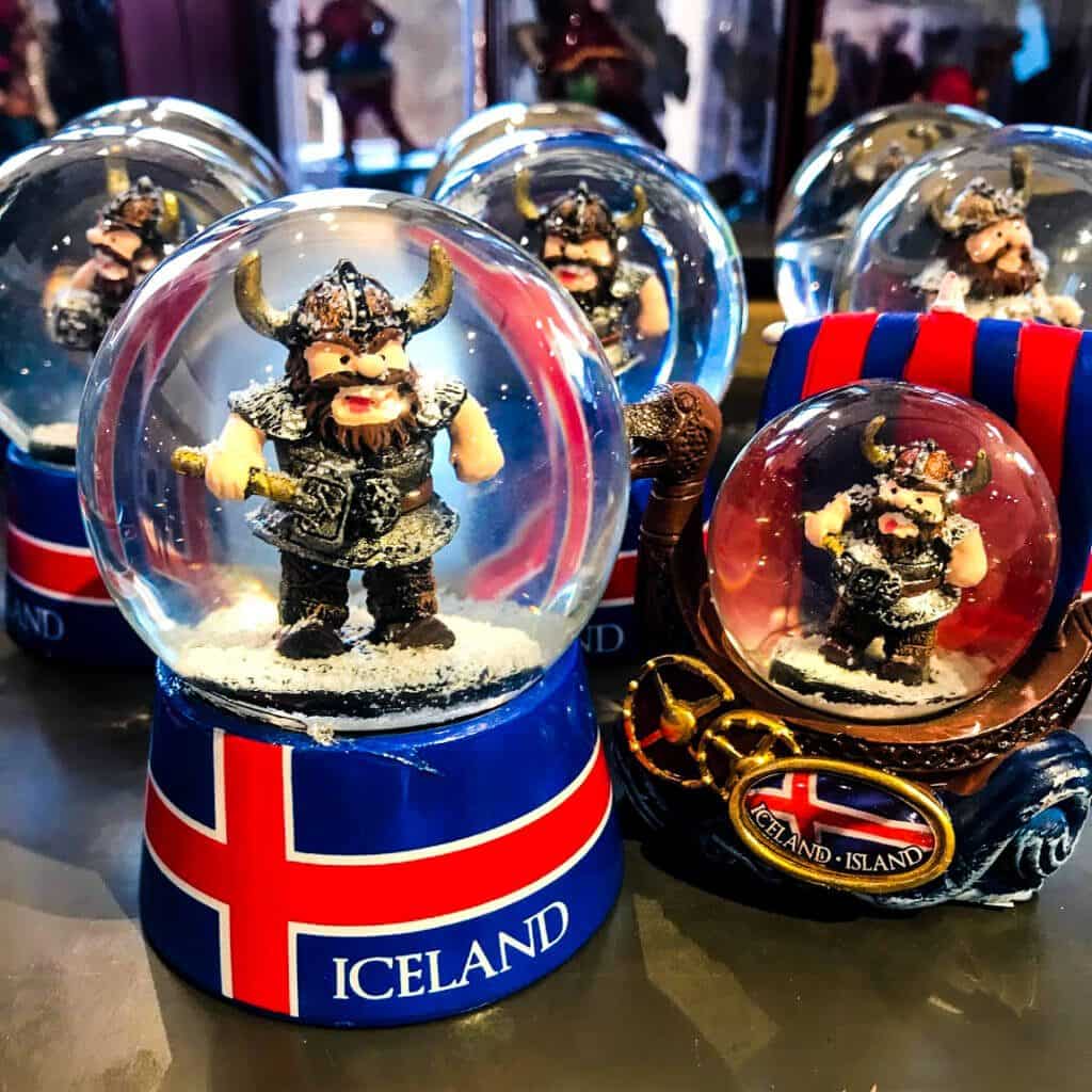 viking snow globe in Iceland