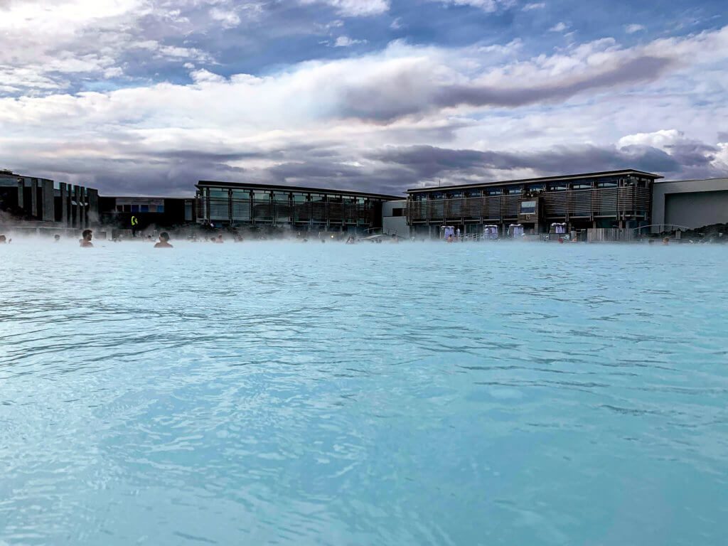 the resort at the blue lagoon in Iceland