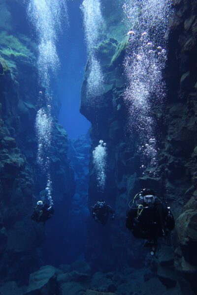 How Does It Feel To Scuba Dive Between Two Continents?